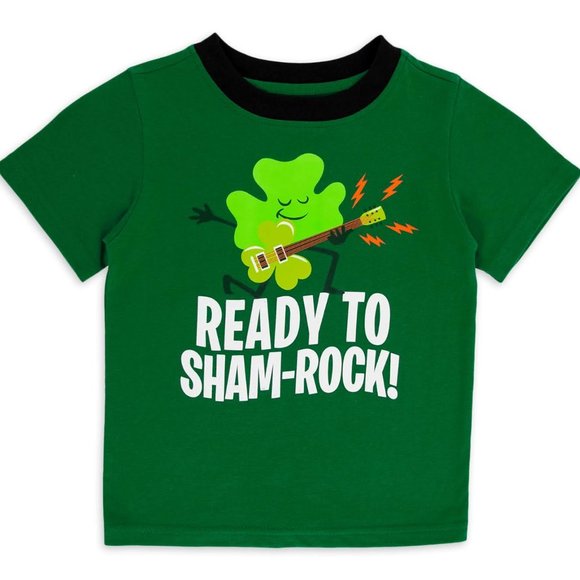 5/$20 NEW 12M Boys READY TO SHAM-ROCK! Tee - Picture 1 of 5